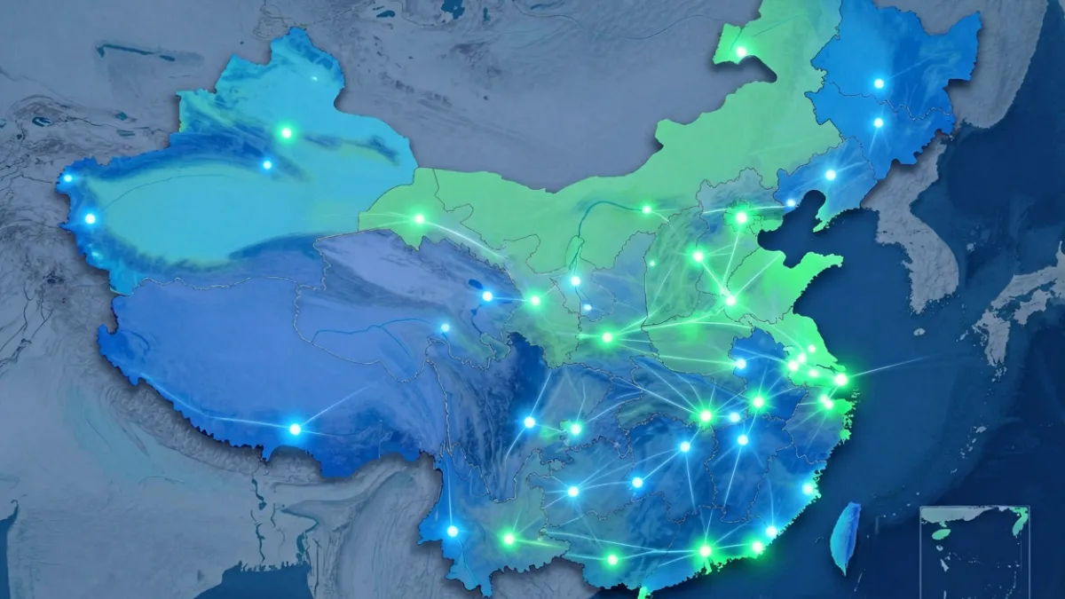 8x8x的cc线路节点地图——显示多地区信号覆盖与延迟分布情况